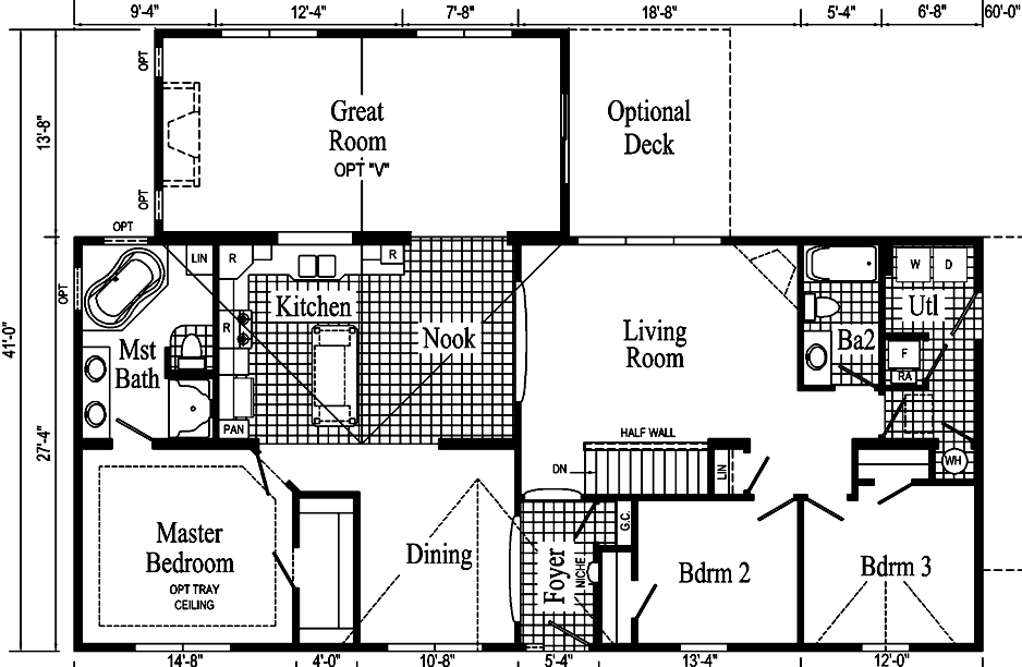 The Entertainer Model HR150-AV - Floor Plan