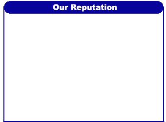 Our Reputation
