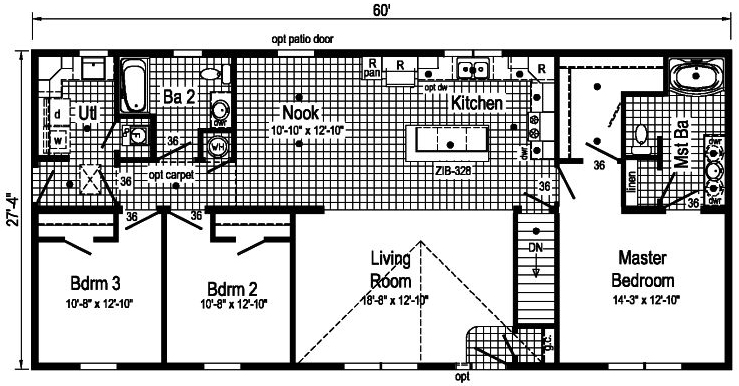 WILLOWBROOKE - 2P2013-R Floor Plan