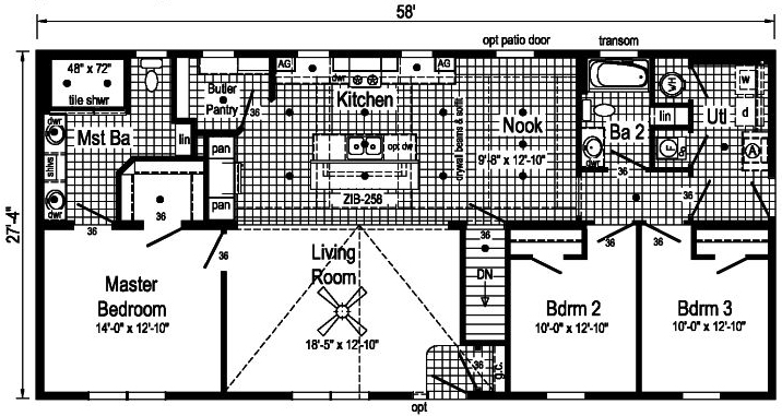 MAGNIFIQUE - 2P2601-R Floor Plan