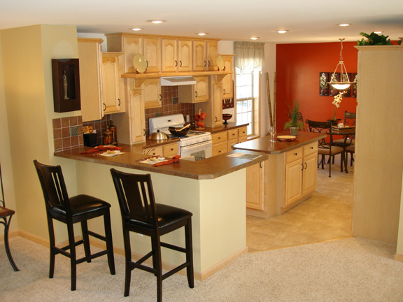Patriot Home Sales - Model: HR170-A Sample Home Pennwest The Pennflex II Ranch Kitchen Photo