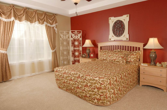 Patriot Home Sales - Model: HF116-A Sample Home Pennwest Covington II Master Bedroom Photo
